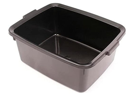 Addis Plastic Butler Large Rectangular Bowl, Soft Black, 12.5 Litre 505607