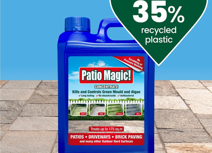 Patio Magic! 16491 Concentrate: Ideal for Patios, Paths and Driveways (Kills Algae and Lichens), 2.5 Litre