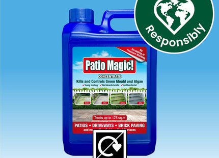 Patio Magic! 16491 Concentrate: Ideal for Patios, Paths and Driveways (Kills Algae and Lichens), 2.5 Litre