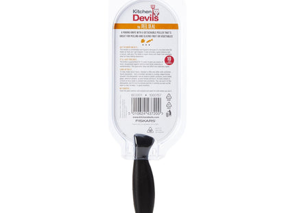 Kitchen Devils S8602001 Lifestyle Peeler/Parer Knife, Black, 27.5x8.5x2 cm