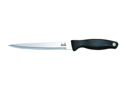Kitchen Devils Lifestyle Carving Knife, Black, 17 cm
