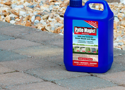 Patio Magic! Concentrate: Ideal Patios, Paths And Driveways (Kills Algae And Lichens), 5 Litre