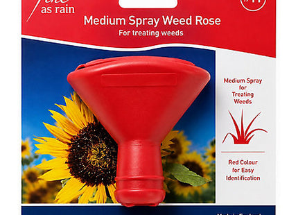 Fine As Rain Universal Fit Watering Can Rose No.11 Medium Spray Weed Rose Red F11-10