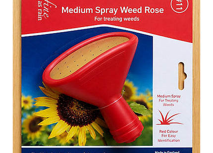 Fine As Rain Universal Fit Watering Can Rose No.11 Medium Spray Weed Rose Red F11-10