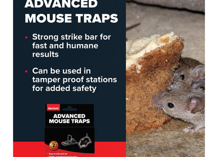 Rentokil Advanced Mouse Trap Twin Pack FM106A