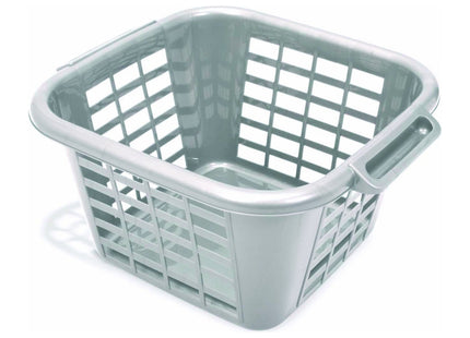 Addis 24 Litre Square Laundry Basket, Metallic 505977