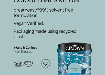 Crown Retail Core Emulsion Matt Stepping Stone 2.5 Litre
