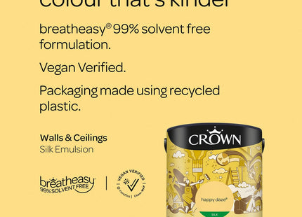 Crown Retail Core Emulsion Silk Happy Daze 2.5 Litre