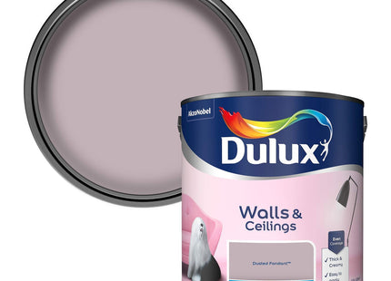 Dulux Matt Emulsion Paint For Walls And Ceilings - Dusted Fondant 2.5 Litre