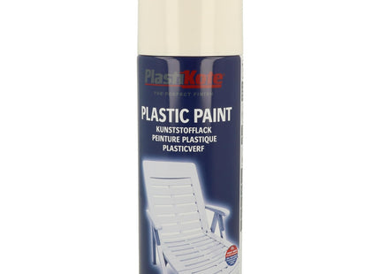 PlastiKote 10607 400ml Plastic Paint - White Gloss