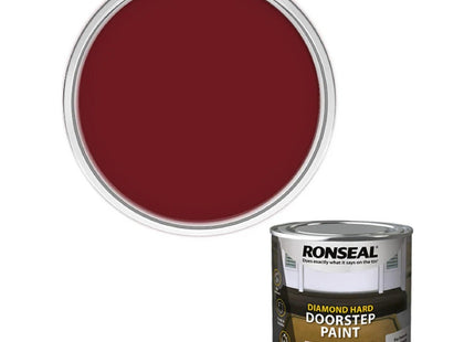 Ronseal 750ml Diamond Hard Doorstep Paint - Tile Red DHDSPR750