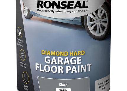 Ronseal 2.5 Litre Diamond Hardgarage Floor Paint - Slate DHGFPS25L