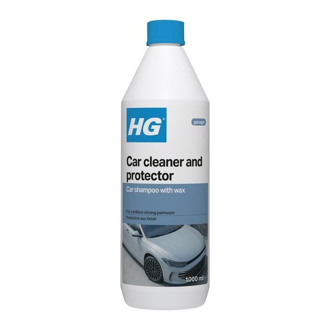 HG Car Cleaner and Protector, Car Shampoo with Wax, 1 Litre