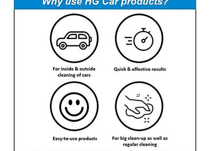 HG Car Windscreen Cleaner Streak-Free Auto Windows & Screen Wash 500ml