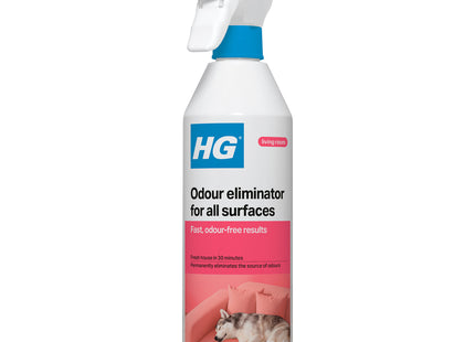 HG Odour Eliminator Neutralises Bad Smells on All Surfaces 500ml
