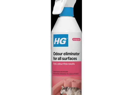HG Odour Eliminator Neutralises Bad Smells on All Surfaces 500ml