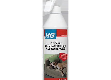 HG Odour Eliminator Neutralises Bad Smells on All Surfaces 500ml
