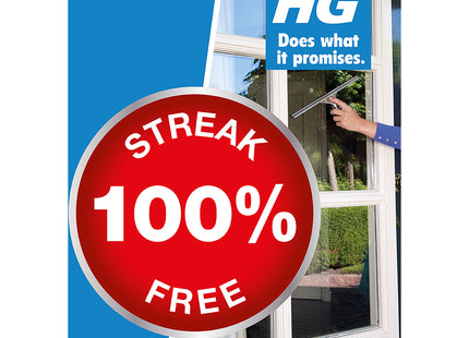 HG Glass & Mirror Cleaner, Streak-Free Glass Spray, Removes Grease & Dirt - 500ml