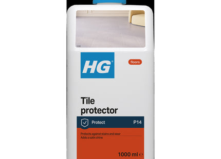 HG Tile Protector & Sealer - Polymer Emulsion - Protects Stone Tiles with a Satin Gloss Finish - 1 Litre