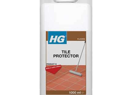 HG Tile Protector & Sealer - Polymer Emulsion - Protects Stone Tiles with a Satin Gloss Finish - 1 Litre