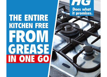 HG Grease Away Kitchen Degreaser Lifts Fat & Oil from Surfaces 500ml