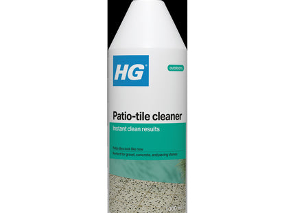 HG Patio Tile Cleaner Concentrated Outdoor Floor Cleaner for Terraces & Paving Algae & Stains from Concrete, Gravel & Stone Tiles 1 Litre