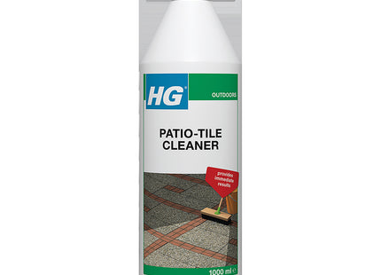 HG Patio Tile Cleaner Concentrated Outdoor Floor Cleaner for Terraces & Paving Algae & Stains from Concrete, Gravel & Stone Tiles 1 Litre