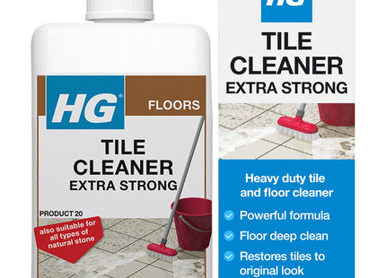 HG Tile Cleaner Extra Strong Powerful Floor Solution 1 Litre