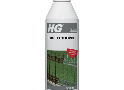 HG Rust Remover for Metal, Effective Rust Stain Remover with Rust Repellent Effect, Anti Rust Dip or Paint On, Powerful Rust Cleaner for Gates 500ml