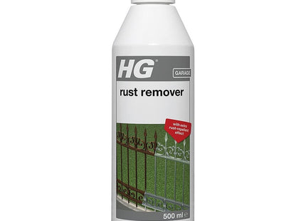 HG Rust Remover for Metal, Effective Rust Stain Remover with Rust Repellent Effect, Anti Rust Dip or Paint On, Powerful Rust Cleaner for Gates 500ml