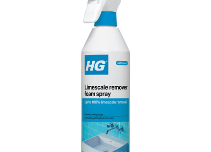 HG Limescale Remover Foam Spray Removes Scale from Taps & Showers 500ml