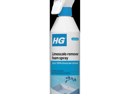 HG Limescale Remover Foam Spray Removes Scale from Taps & Showers 500ml