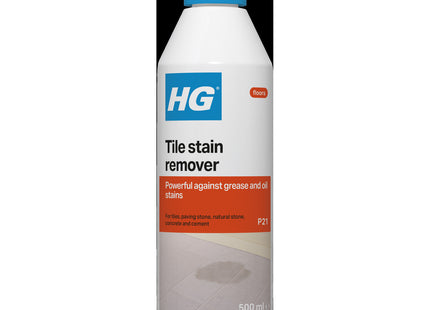 HG Tile Stain Remover Removes Grease & Oil from Floor Tiles, Flagstones, Stone, Concrete & Cement 500ml