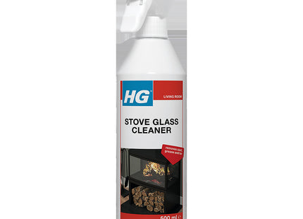 HG Stove Glass Cleaner Spray Cleans Fireplace & Wood Burner Doors 500ml