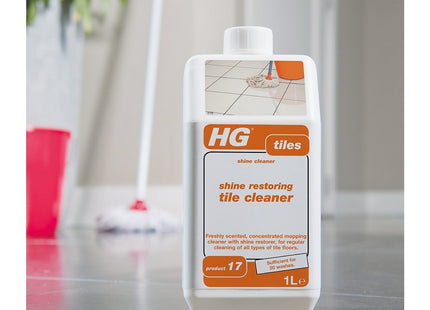 HG Shine Restoring Tile Cleaner Mopping Solution for Floors 1 Litre