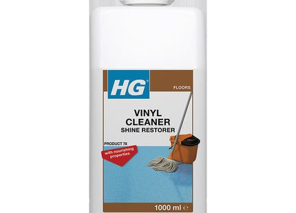 HG Vinyl Floor Cleaner & Shine Restorer Cleans Lvt & Lino 1 Litre