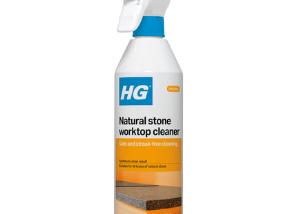 HG Natural Stone Worktop Cleaner Cleans Marble, Granite & Countertops 500ml