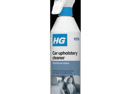HG Car Upholstery Cleaner - Spray for Routine Cleaning and Stain Removal, Ideal for Cars, Caravans, and Boats - 500ml
