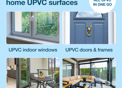 HG UPVC Powerful Cleaner, Quick & Easy, Ideal for Doors & Window Frames - 500ml