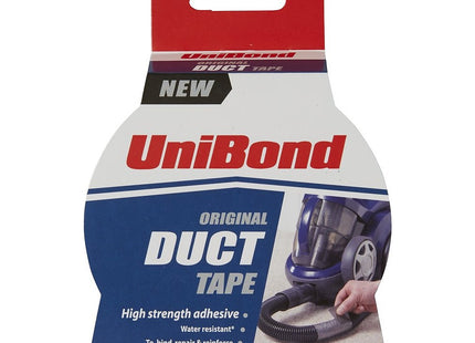 UniBond Original Duct Tape High Strength Adhesive - 50 mm x 10 m, Silver