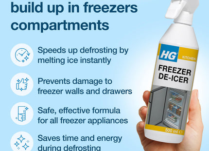 HG Fridge Freezer De-Icer Defrost Freezers & Refrigerators Fast 500ml