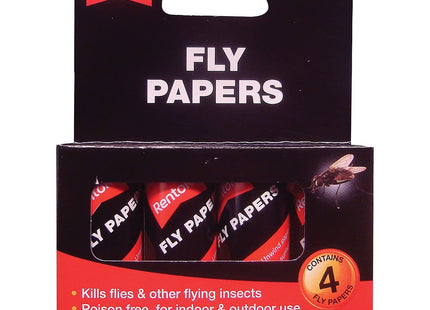 Rentokil Flypapers 4 Pack FF63