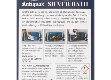 Antiquax Rustins Silver Bath 3 x 50g