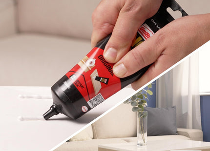 UniBond No More Nails Original White High Strength Grab Adhesive, Heavy Duty Mounting Glue for Wood, Brick, Metal, Instant Grab Interior Use 175ml