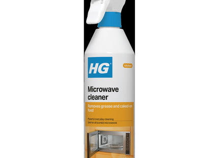 HG Microwave Cleaner - Powerful & Safe Grease & Food Deposit Remover for All Microwave & Combi Ovens - Cleans Quickly & Easily - 500ml