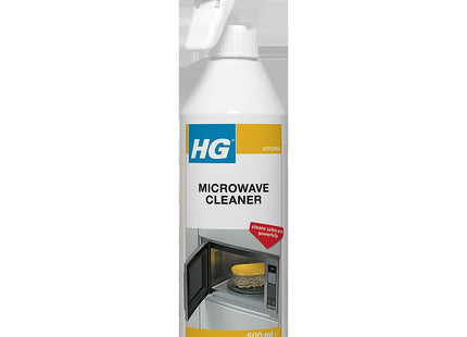 HG Microwave Cleaner - Powerful & Safe Grease & Food Deposit Remover for All Microwave & Combi Ovens - Cleans Quickly & Easily - 500ml