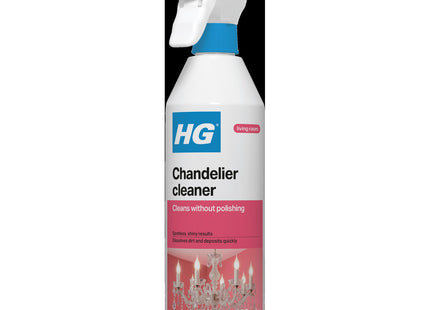 HG Chandelier Cleaner Spray Cleans Crystal & Glass Light Fittings 500ml
