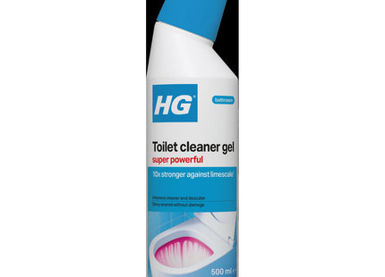 HG Toilet Cleaner Gel Super Powerful, Limescale & Stain Remover - 500ml