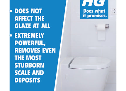 HG Toilet Cleaner Gel Super Powerful, Limescale & Stain Remover - 500ml