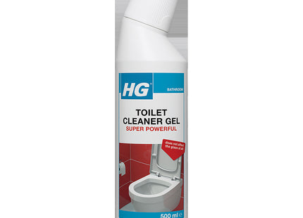 HG Toilet Cleaner Gel Super Powerful, Limescale & Stain Remover - 500ml